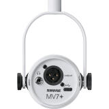 Shure MV7+ Podcast XLR/USB Microphone (White) 3