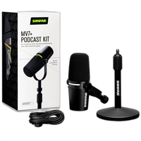 Shure MV7+ Podcast XLR/USB Microphone Bundle 3