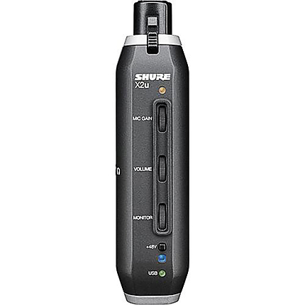 Shure X2u - XLR to USB Microphone Signal Adapter