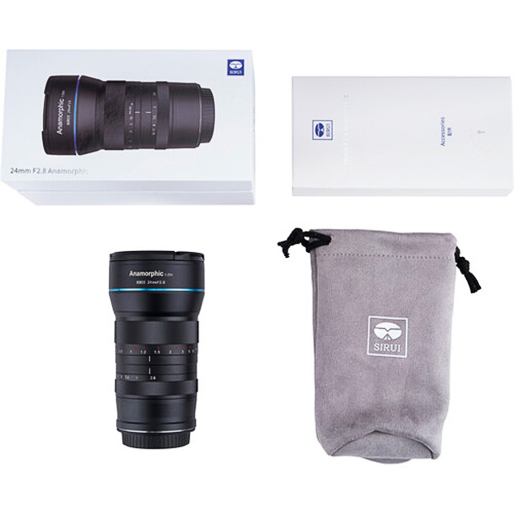 Sirui 24mm f/2.8 Anamorphic 1.33x Lens (MFT Mount)