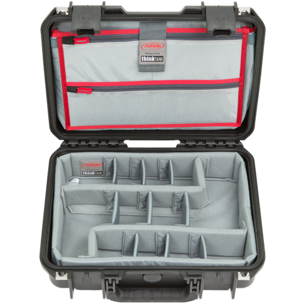 SKB iSeries 3i-1510-4 Case with Think Tank Designed Dividers and Lid Organizer