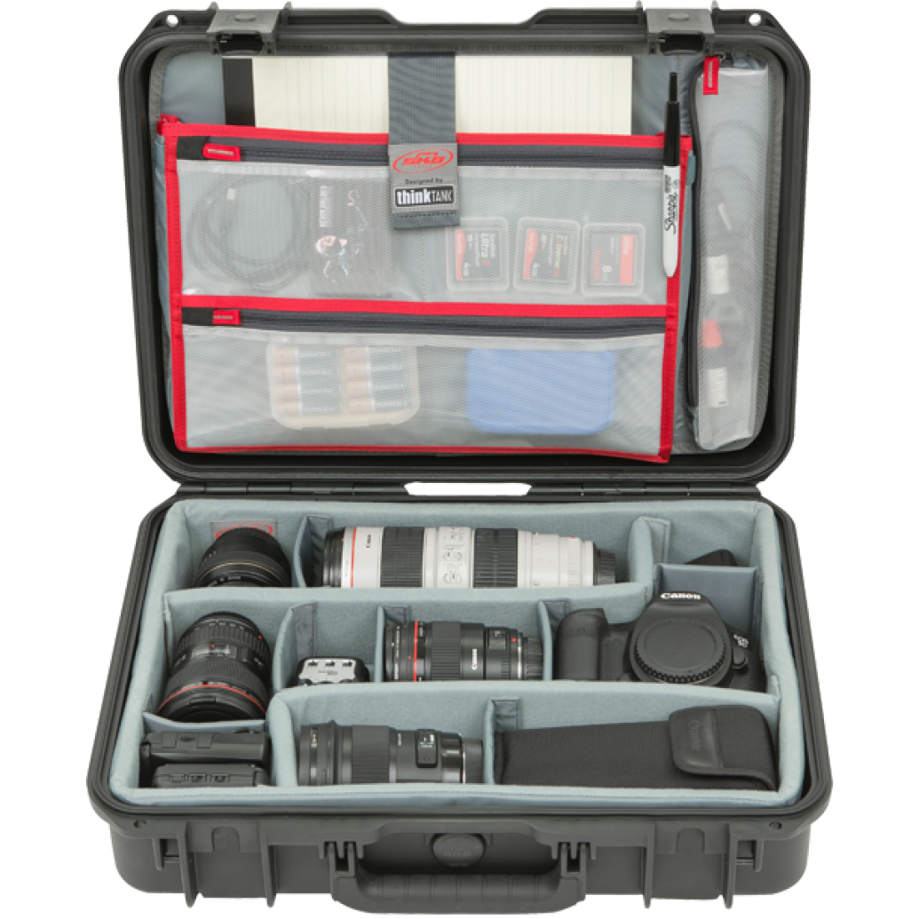 SKB iSeries 3i-1813-5 Case with Think Tank Designed Dividers and Lid Organizer