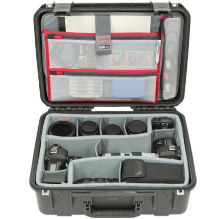 SKB iSeries 3i-1813-7 Case with Think Tank Designed Dividers  and  Lid Organizer