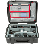 SKB iSeries 3i-2015-7 Case with Think Tank Designed Dividers  and  Lid Organizer 0