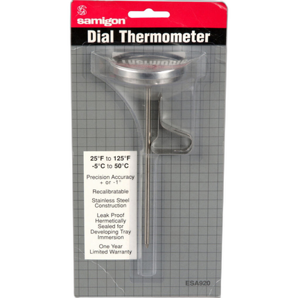 Samigon Stainless Steel Dial Thermometer (1-3/4in Dial)  ESA920