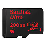 SanDisk 200GB Ultra UHS-I microSDXC Memory Card (Class 10) 0