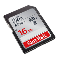 SanDisk Ultra SDHC 16 GB UHS Class 10 up to 80MB/s Read 1