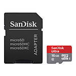 SanDisk Mobile Ultra microSDHC 16GB UHS Class 10 card w/adapter 2