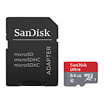 SanDisk Mobile Ultra micro SDXC 64GB UHS Class 10 card w/adapter up to 80MB/ 3
