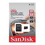 SanDisk Imaging Ultra micro SDXC 128GB UHS Class 10 card w/adapter up to 80M 1