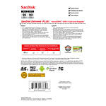 SanDisk Extreme Plus microSDHC 32GB UHS U3 Class 10 card w/adapter up to 95M 2