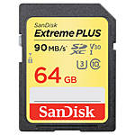 SanDisk Extreme Plus SDXC 64GB UHS U3 Class 10 up to 90MB/s Read 0