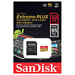 SanDisk Extreme Plus microSDHC 32GB UHS U3 Class 10, w/adapter up to 95MB/s 1