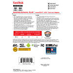 SanDisk Extreme Plus microSDHC 32GB UHS U3 Class 10, w/adapter up to 95MB/s 2