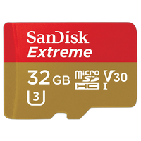 SanDisk 32GB Extreme microSDHC UHS-I with Adapter 0