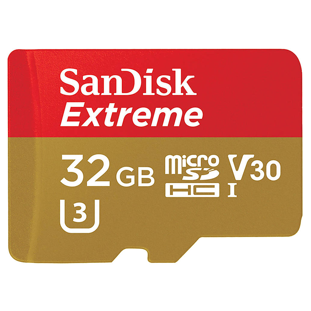 SanDisk 32GB Extreme microSDHC UHS-I with Adapter
