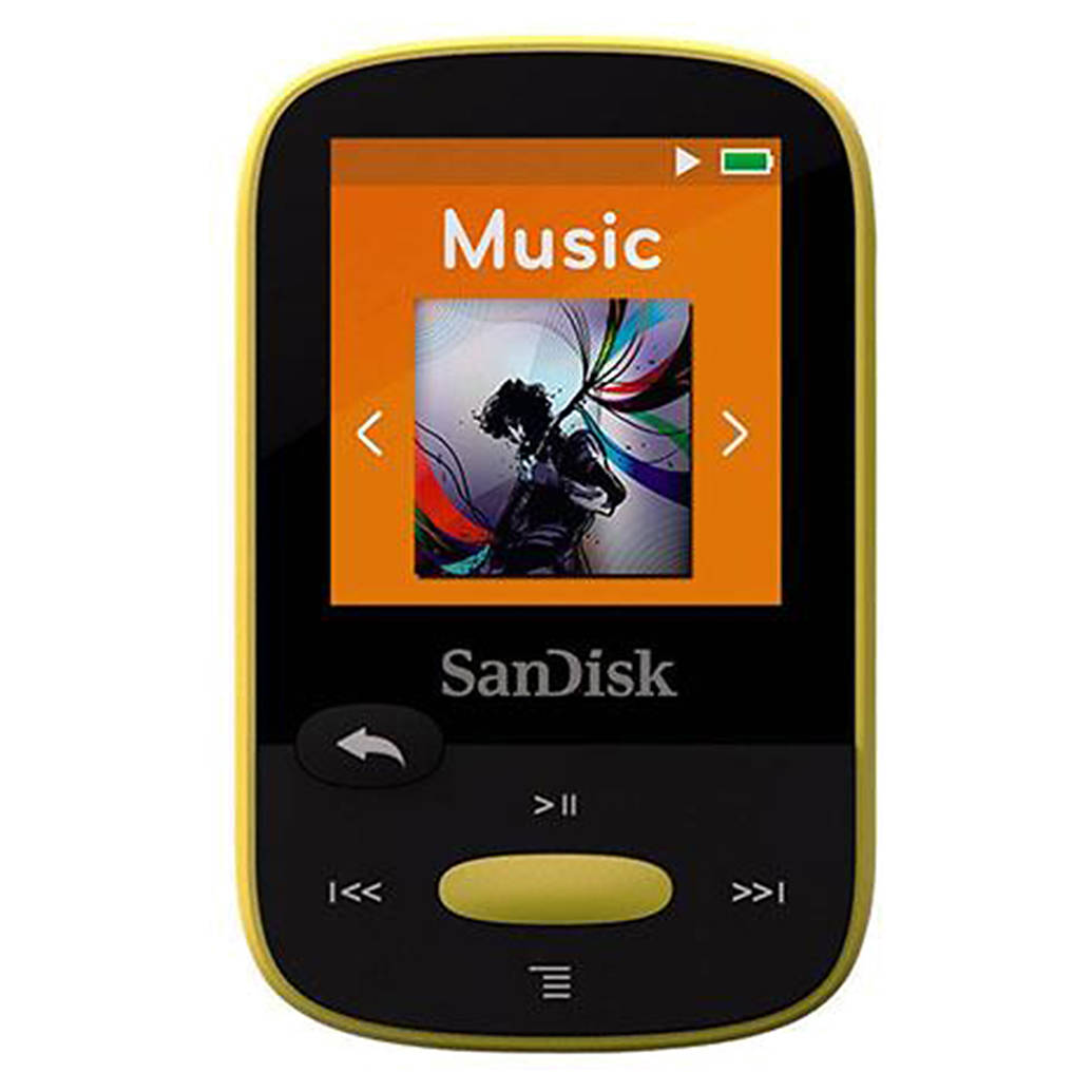 SanDisk 8GB Clip Sport MP3 Player (Yellow)