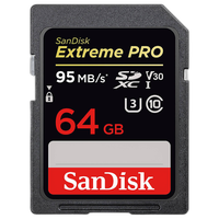 SanDisk 64GB Extreme PRO SDXC UHS-I Memory Card 0