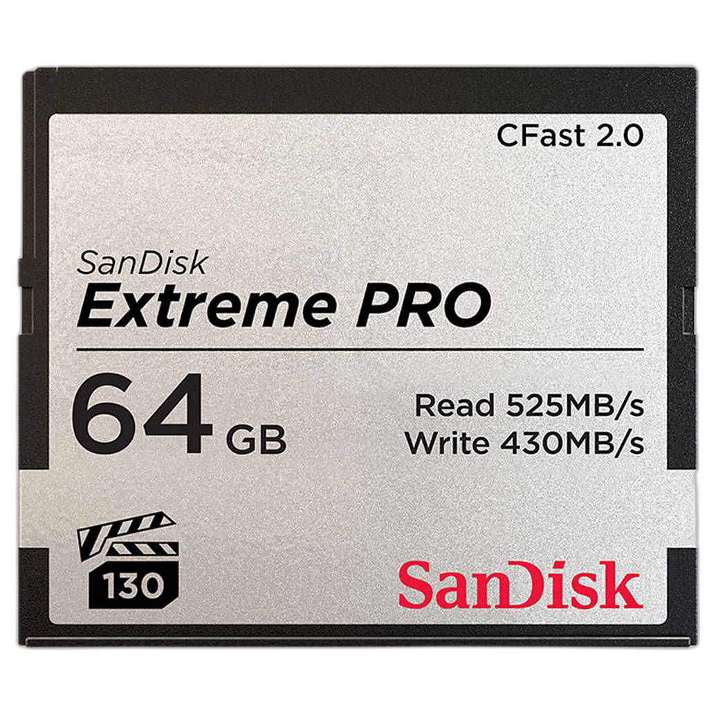 SanDisk 64GB Extreme PRO CFast 2.0 Memory Card