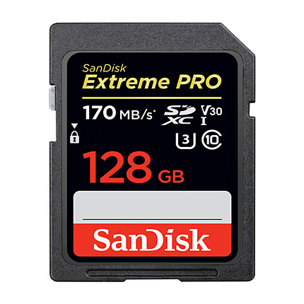 SanDisk 128GB Extreme PRO UHS-I SDXC Memory Card