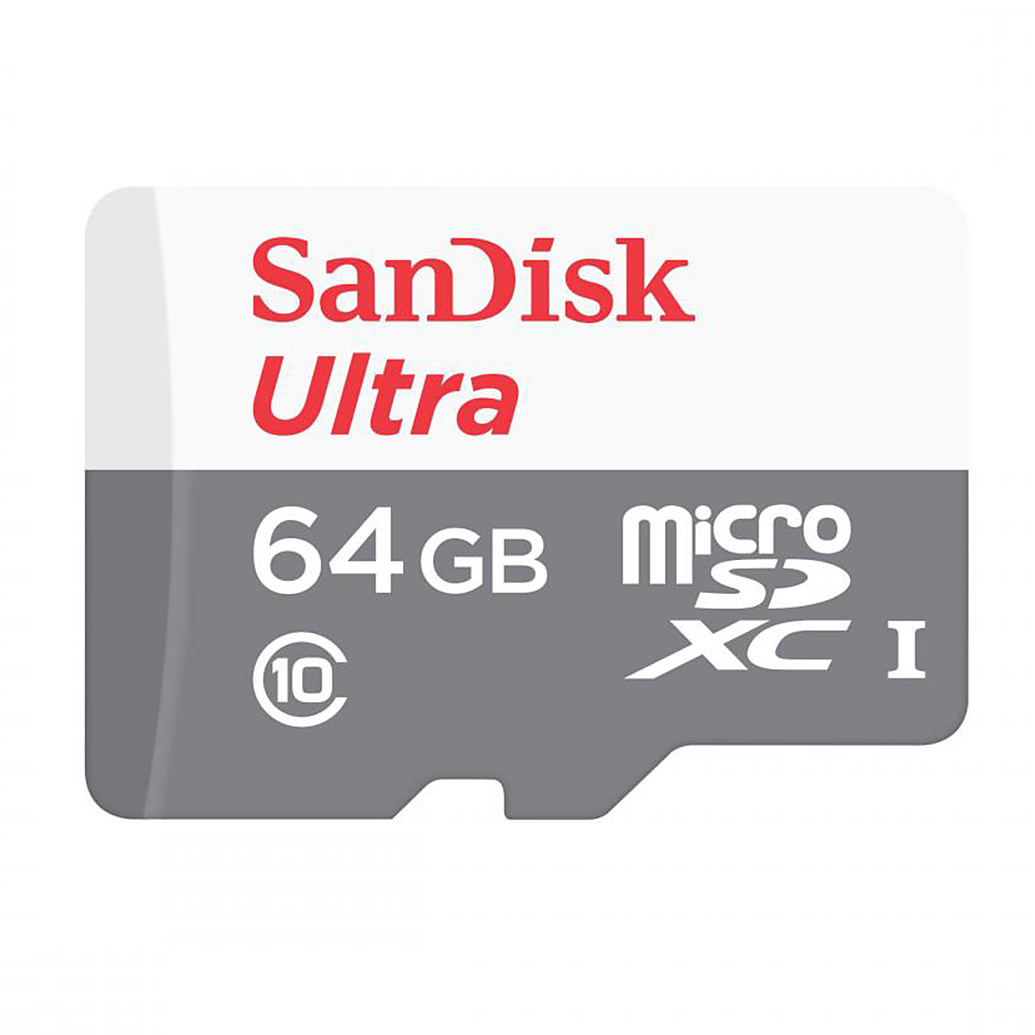Sandisk ULTRA 64GB microSDXC UHS-1 Class 10 Card (80MB/s)