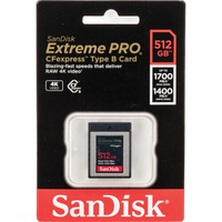 SanDisk 512GB Extreme PRO CFexpress Type B Memory Card 1