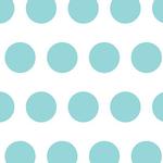Savage 53X18 Printed Background - Aqua Polka Dot 0