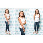 Savage 53X18 Printed Background - Aqua Polka Dot 3