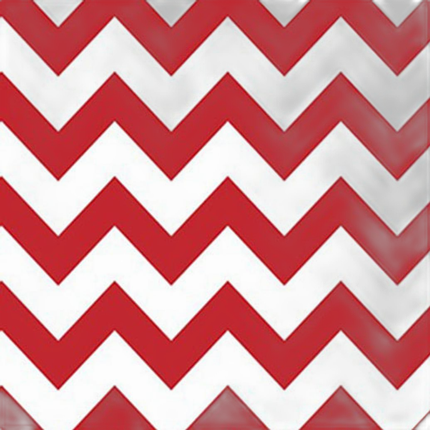 Savage 53X18 Printed Background - Red White Chevron