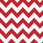 Savage 53X18 Printed Background - Red White Chevron 0