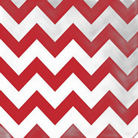 Savage 53X18 Printed Background - Red White Chevron 0