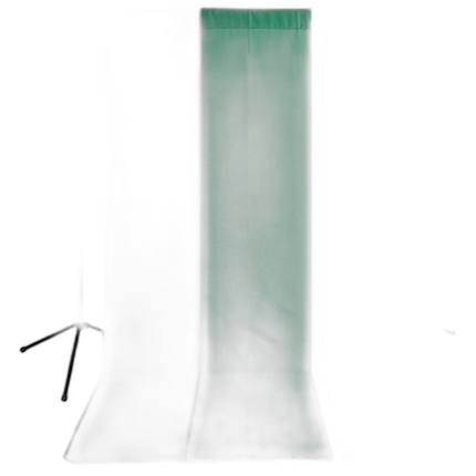 Savage Green, Black and White Muslin Backdrops with Background Support Stand