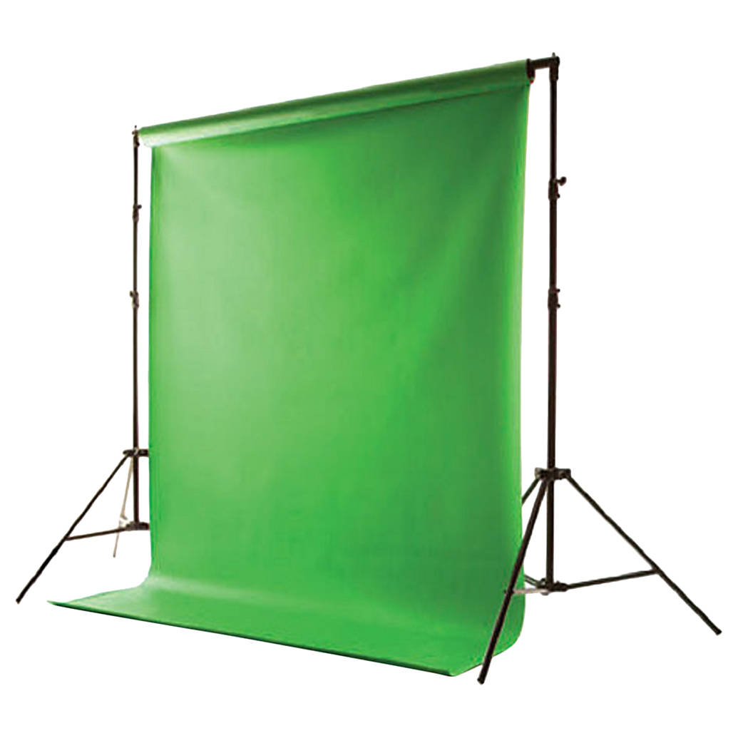 Savage (5ft x 12ft) Chroma Green Vinyl Background Kit with Stand