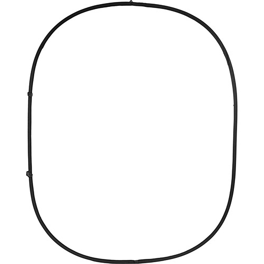 Savage 6 x 7 ft Reversible Collapsible Background - Black/White