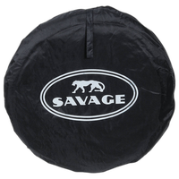 Savage 5 x 6 ft Reversible Collapsible Background Stand Kit - Black/White 1