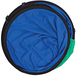 Savage 6 x 7 ft Reversible Collapsible Background - Green/Blue 1