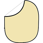 Savage 5 x 6 ft Reversible Collapsible Background - Cream/White 0