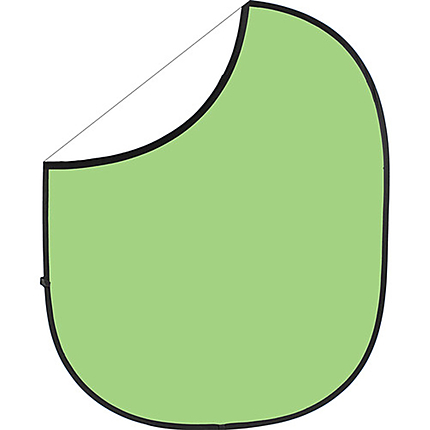 Savage 5 x 6 ft Reversible Collapsible Background - Green/White