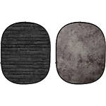 Savage 5x7 Collapsible Gray/Dark Wood Backdrop 1