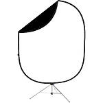 Savage 6x7 Collapsible Black/White Backdrop Kit 0