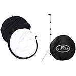 Savage 6x7 Collapsible Black/White Backdrop Kit 2