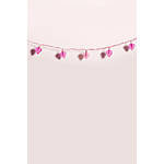 Savage 5x7 Pink Hearts Bunting Printed Vinyl Background 0