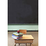 Savage 5x7 School Desk Printed Vinyl Background 0