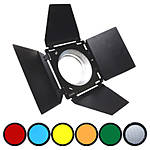 Savage 4-Way Barndoors Set with Gels 0
