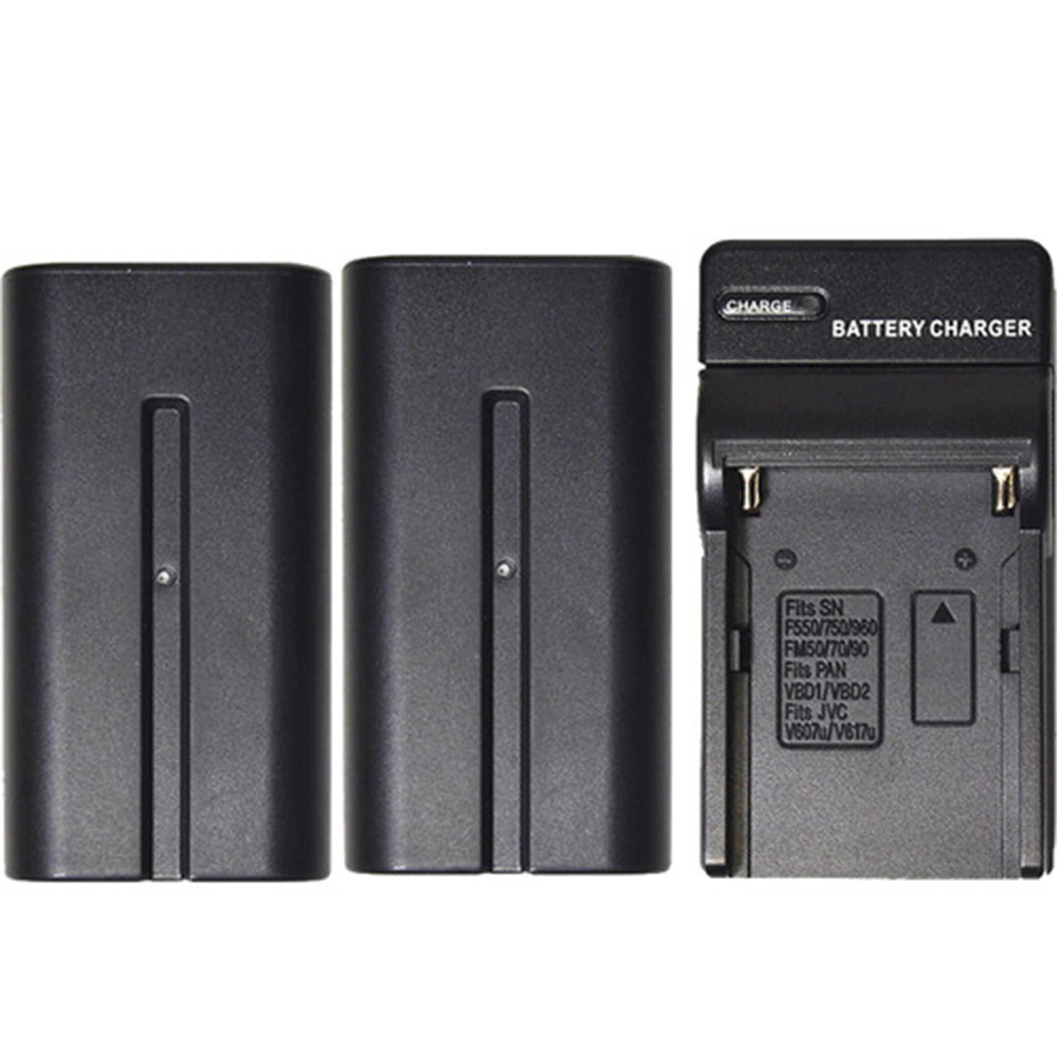 Savage BNP-F970 2-Pack Lithium Ion Battery with Charger
