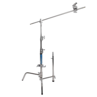 Savage 20 Inch Chrome C-Stand with Grip Arm Kit 0