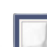 Savage 8x10/4x6 Navy Matte V-Groove Arctic White Matte Board 0