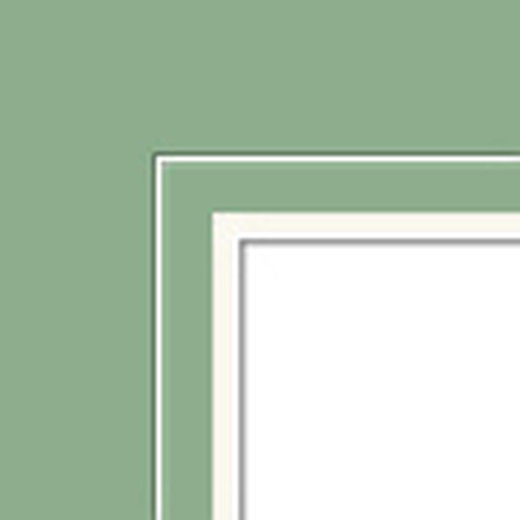 Savage 8x10/4x6 Cypress Matte V-Groove Arctic White Matte Board