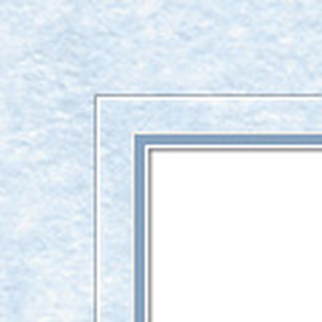 Savage 8x10/4x6 Sky Blue Matte V-Groove Soft Blue Matte Board