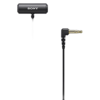 Sony ECM-LV1 Compact Stereo Lavalier Microphone with 3.5mm TRS Connector 1